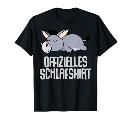 Offizielles Schlafshirt Herren Esel Lustige Geschenke Esel T-Shirt von Lustige Geschenke Damen Shirt Fun Lustige T-Shirts