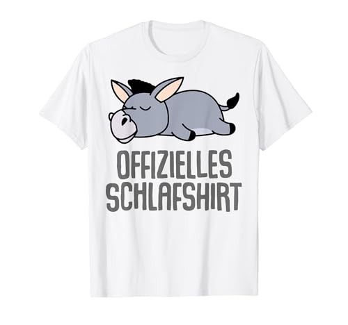 Offizielles Schlafshirt Herren Esel Lustige Geschenke Esel T-Shirt von Lustige Geschenke Damen Shirt Fun Lustige T-Shirts