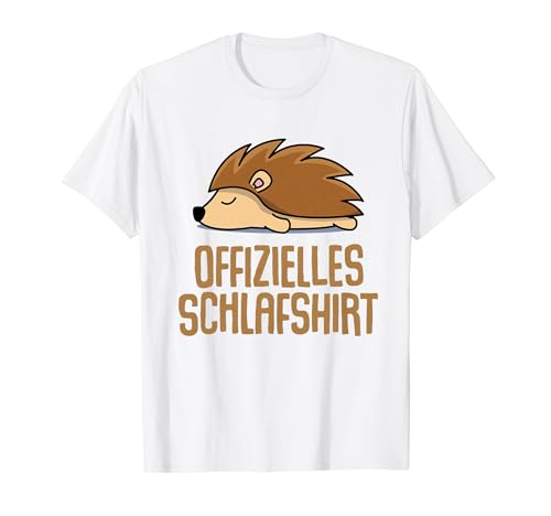 Offizielles Schlafshirt Herren Igel Lustige Geschenke Igel T-Shirt von Lustige Geschenke Damen Shirt Fun Lustige T-Shirts