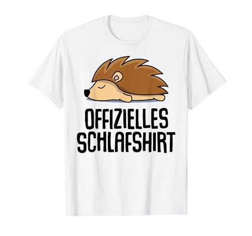 Offizielles Schlafshirt Herren Igel Lustige Geschenke Igel T-Shirt von Lustige Geschenke Damen Shirt Fun Lustige T-Shirts