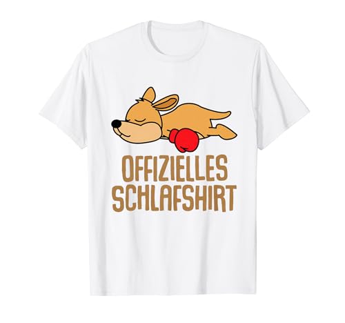 Offizielles Schlafshirt Herren Känguru Lustige Geschenke Fun T-Shirt von Lustige Geschenke Damen Shirt Fun Lustige T-Shirts