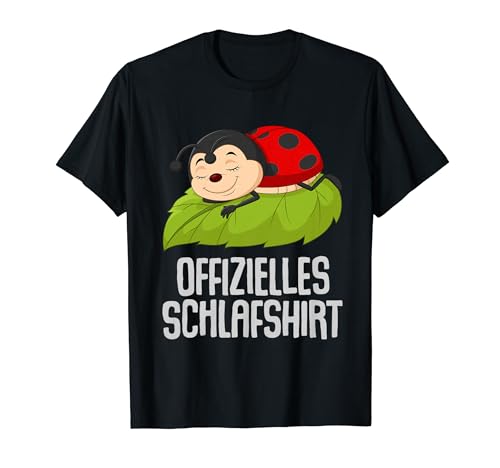 Offizielles Schlafshirt Herren Marienkäfer Lustige Geschenke T-Shirt von Lustige Geschenke Damen Shirt Fun Lustige T-Shirts