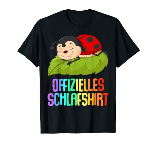 Offizielles Schlafshirt Herren Marienkäfer Lustige Geschenke T-Shirt von Lustige Geschenke Damen Shirt Fun Lustige T-Shirts