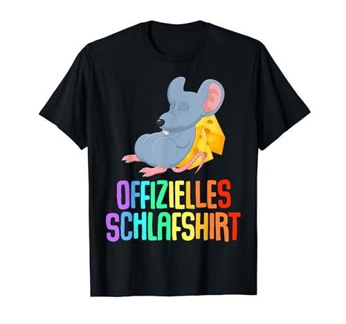 Offizielles Schlafshirt Herren Maus Lustige Geschenke Ratte T-Shirt von Lustige Geschenke Damen Shirt Fun Lustige T-Shirts