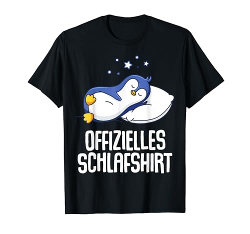 Offizielles Schlafshirt Herren Pinguin Lustige Geschenke Fun T-Shirt von Lustige Geschenke Damen Shirt Fun Lustige T-Shirts