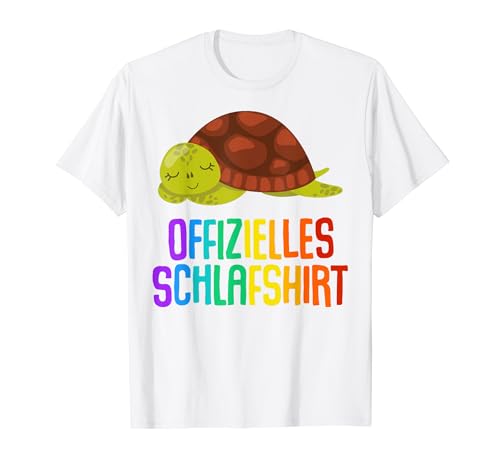 Offizielles Schlafshirt Herren Schildkröte Lustige Geschenke T-Shirt von Lustige Geschenke Damen Shirt Fun Lustige T-Shirts