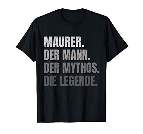 Herren Lustiges Spruch Maurer Beruf Handwerker Ausbildung Geschenk T-Shirt Herren Lustiges Spruch Maurer Beruf Handwerker Ausbildung Geschenk T-Shirt von Lustige Geschenke Für Maurer Gesellen & Meister