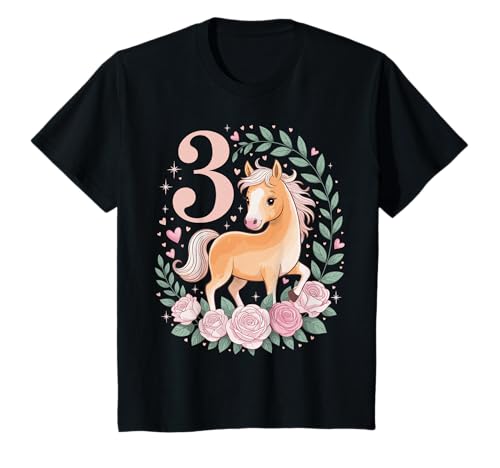 3. Geburtstag Pferd Mädchen 3 Jahre Pferde Deko Reiten Pony T-Shirt 3. Geburtstag Pferd Mädchen 3 Jahre Pferde Deko Reiten Pony T-Shirt von Lustige Geschenke Reiten und Pferde Geburtstag