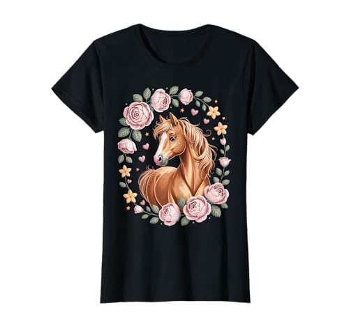 Pferd Mädchen Geschenk Geburtstag Pferde Deko Pony Reiterin T-Shirt Pferd Mädchen Geschenk Geburtstag Pferde Deko Pony Reiterin T-Shirt von Lustige Geschenke Reiten und Pferde Geburtstag