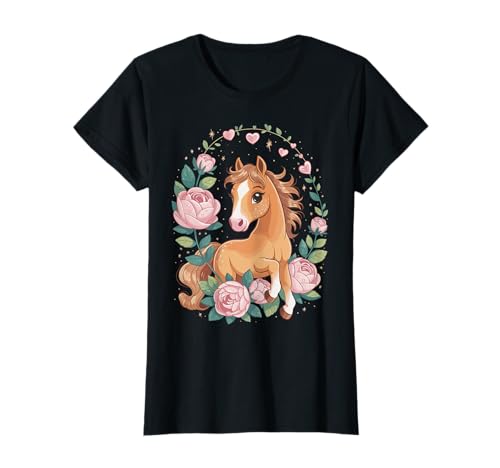 Pferd Mädchen Geschenk Geburtstag Pferde Deko Pony Reiterin T-Shirt Pferd Mädchen Geschenk Geburtstag Pferde Deko Pony Reiterin T-Shirt von Lustige Geschenke Reiten und Pferde Geburtstag