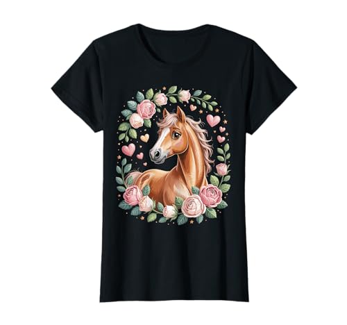 Pferd Mädchen Geschenk Geburtstag Pferde Deko Pony Reiterin T-Shirt Pferd Mädchen Geschenk Geburtstag Pferde Deko Pony Reiterin T-Shirt von Lustige Geschenke Reiten und Pferde Geburtstag