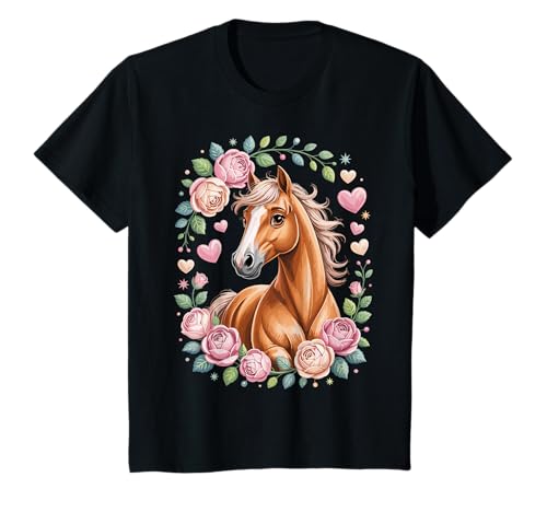 Pferd Mädchen Geschenk Geburtstag Pferde Deko Pony Reiterin T-Shirt Pferd Mädchen Geschenk Geburtstag Pferde Deko Pony Reiterin T-Shirt von Lustige Geschenke Reiten und Pferde Geburtstag