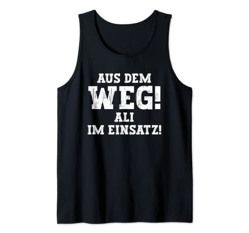 Herren Ali Lustiger Spruch Aus Dem Weg Vorname Name Ali Tank Top Herren Ali Lustiger Spruch Aus Dem Weg Vorname Name Ali Tank Top von Lustige Geschenke für Ali