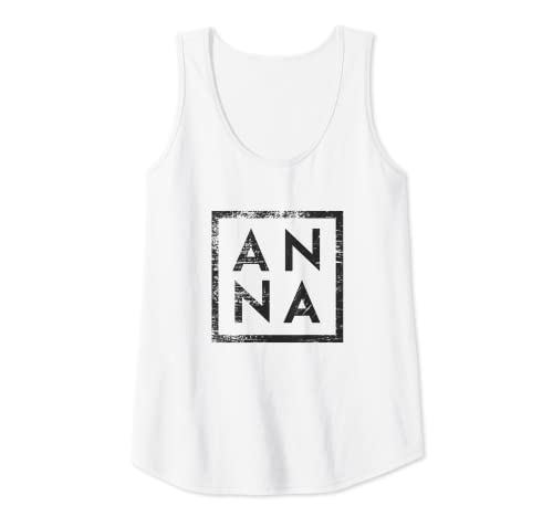 Damen Anna Minimalismus Tank Top Damen Anna Minimalismus Tank Top von Lustige Geschenke für Anna