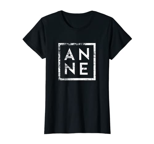 Damen Anne Minimalismus T-Shirt von Lustige Geschenke für Anne