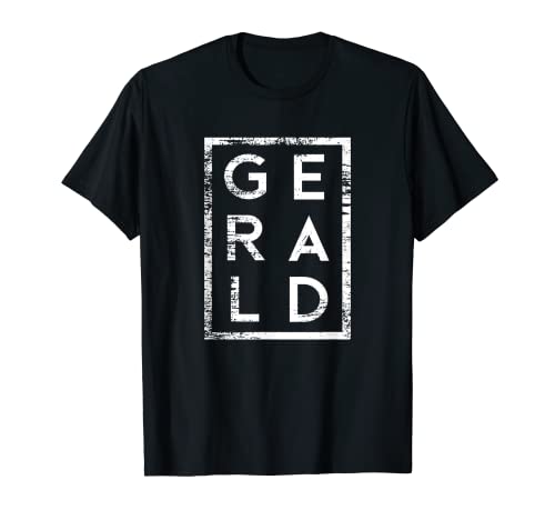 Herren Gerald Minimalismus T-Shirt Herren Gerald Minimalismus T-Shirt von Lustige Geschenke für Gerald