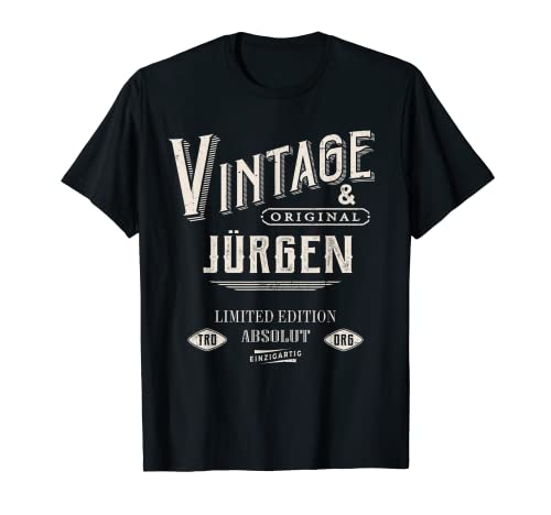 Herren Jürgen Vintage T-Shirt Herren Jürgen Vintage T-Shirt von Lustige Geschenke für Jürgen