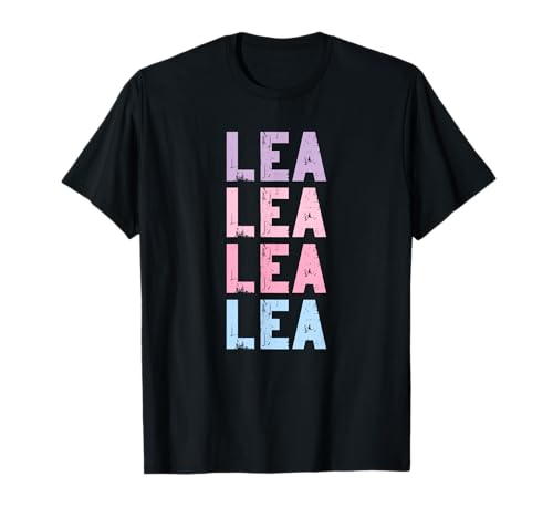 Pastellfarbenes Mädchen Design Stylisches Motiv Lea T-Shirt Pastellfarbenes Mädchen Design Stylisches Motiv Lea T-Shirt von Lustige Geschenke für Lea