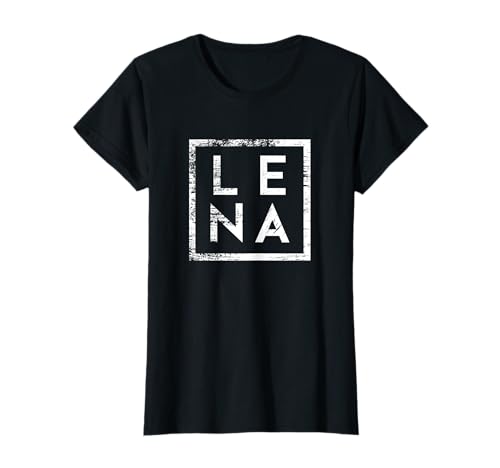 Lustige Geschenke für Lena Damen T-Shirt Schwarz X-Small Klassisch Mama-Thema T-Shirt für Erwachsene von Lustige Geschenke für Lena
