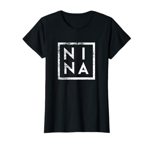 Lustige Geschenke für Nina Damen T-Shirt Schwarz XS Klassisch Nina Mama Lustige Geschenke für Nina Damen T-Shirt Schwarz XS Klassisch Nina Mama von Lustige Geschenke für Nina