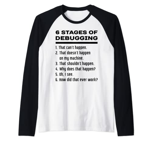 Informatik EDV Programmierer Spruch für Männer Frauen Raglan Informatik EDV Programmierer Spruch für Männer Frauen Raglan von Lustige Geschenke für Programmierer