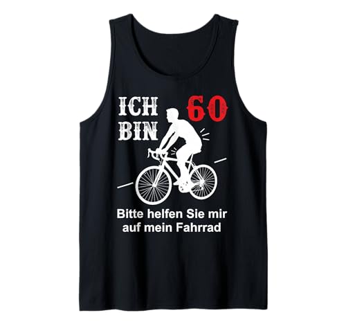 Herren 60. Geburtstag Mann Geschenk Radfahrer lustig Fahrrad Tank Top Herren 60. Geburtstag Mann Geschenk Radfahrer lustig Fahrrad Tank Top von Lustige Geschenke für Radfahrer