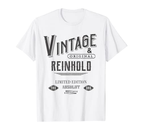 Herren Reinhold Vintage T-Shirt Herren Reinhold Vintage T-Shirt von Lustige Geschenke für Reinhold