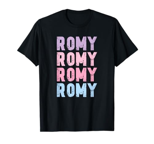 Pastellfarbenes Mädchen Design Stylisches Motiv Romy T-Shirt Pastellfarbenes Mädchen Design Stylisches Motiv Romy T-Shirt von Lustige Geschenke für Romy
