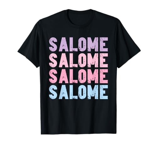 Pastellfarbenes Mädchen Design Stylisches Motiv Salome T-Shirt Pastellfarbenes Mädchen Design Stylisches Motiv Salome T-Shirt von Lustige Geschenke für Salome