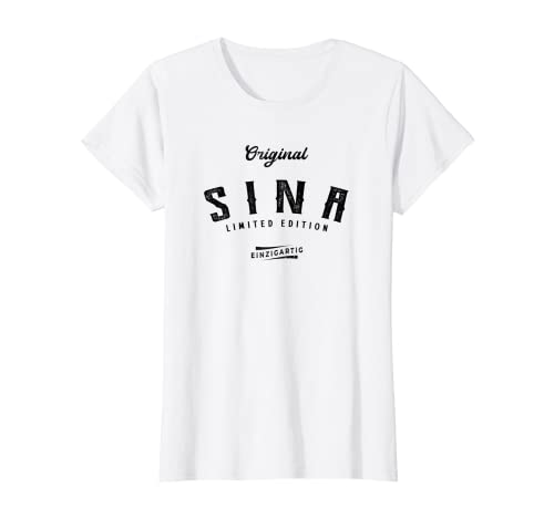 Damen Sina Limited Edition T-Shirt Damen Sina Limited Edition T-Shirt von Lustige Geschenke für Sina