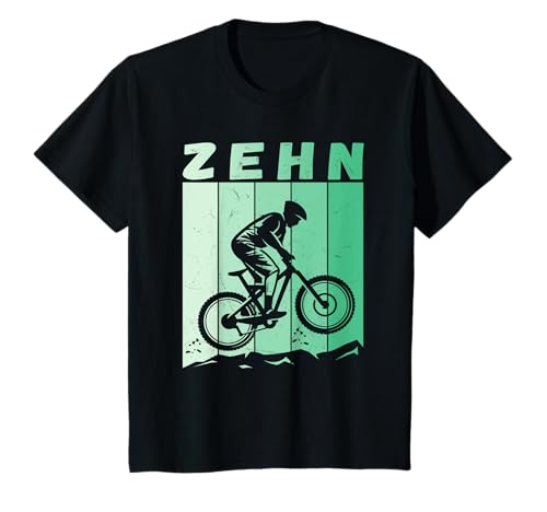 10 Geburtstag Junge Mädchen Mountainbike MTB Geschenk Deko T-Shirt 10 Geburtstag Junge Mädchen Mountainbike MTB Geschenk Deko T-Shirt von Lustige Geschenke zum 10 Geburtstag Zehn Jahre