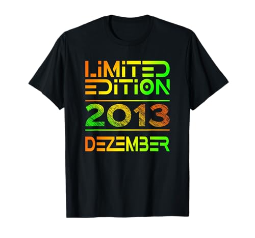 Dezember 2013 Junge Mädchen 12. Geburtstag Limited Edition T-Shirt von Lustige Geschenke zum 12. Geburtstag 2013