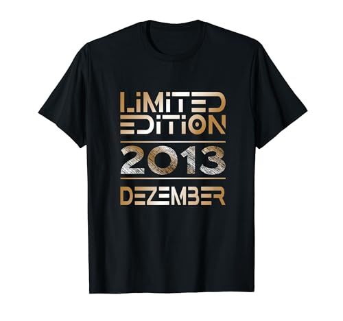 Dezember 2013 Junge Mädchen 10. Geburtstag Limited Edition T-Shirt von Lustige Geschenke zum 10. Geburtstag 2013