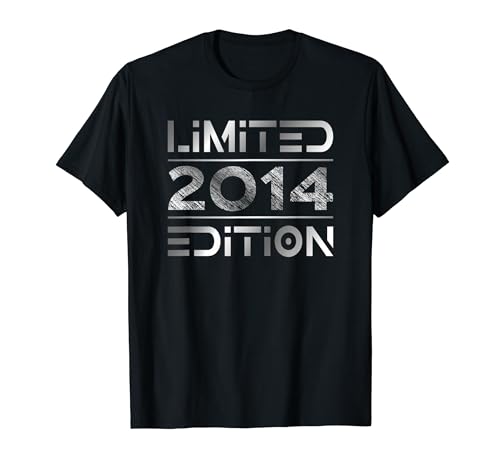 2014 Junge Mädchen 10. Geburtstag Limited Edition 10 T-Shirt von Lustige Geschenke zum 10. Geburtstag 2014