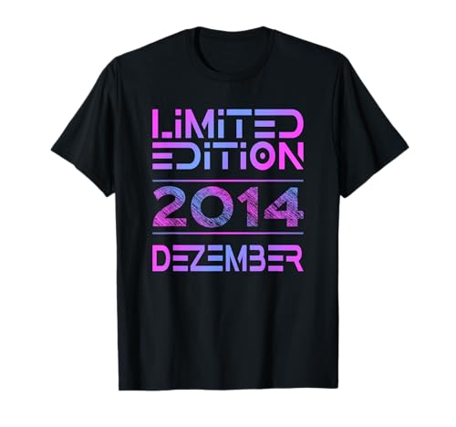 Dezember 2014 Junge Mädchen 11. Geburtstag Limited Edition T-Shirt von Lustige Geschenke zum 11. Geburtstag 2014