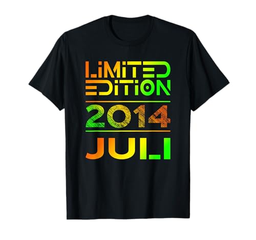 Limited Edition Juli 2014 Junge Mädchen 11. Geburtstag T-Shirt von Lustige Geschenke zum 11. Geburtstag 2014