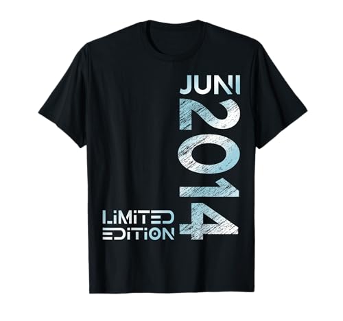 Limited Edition Juni 2014 Junge Mädchen 11. Geburtstag T-Shirt von Lustige Geschenke zum 11. Geburtstag 2014