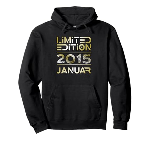 Januar 2015 Junge Mädchen 10. Geburtstag Limited Edition Pullover Hoodie von Lustige Geschenke zum 10. Geburtstag 2015