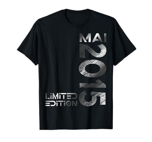 Limited Edition Mai 2015 Junge Mädchen 10. Geburtstag T-Shirt von Lustige Geschenke zum 10. Geburtstag 2015