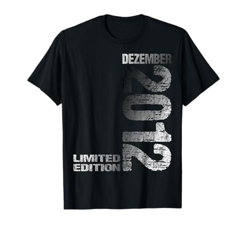 Dezember 2012 Junge Mädchen 13. Geburtstag Limited Edition T-Shirt von Lustige Geschenke zum 13. Geburtstag 2012