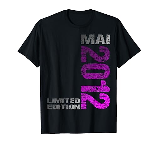 Mai 2012 Junge Mädchen 12. Geburtstag Limited Edition 12 T-Shirt von Lustige Geschenke zum 12. Geburtstag 2012