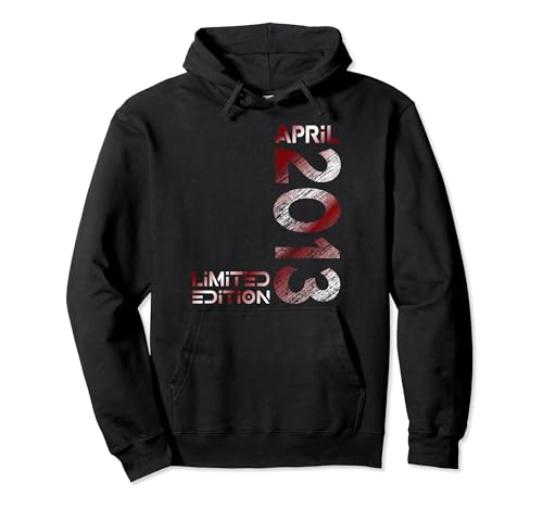 Limited Edition April 2013 Junge Mädchen 11. Geburtstag Pullover Hoodie von Lustige Geschenke zum 11. Geburtstag 2013