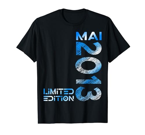 Limited Edition Mai 2013 Junge Mädchen 11. Geburtstag T-Shirt von Lustige Geschenke zum 11. Geburtstag 2013