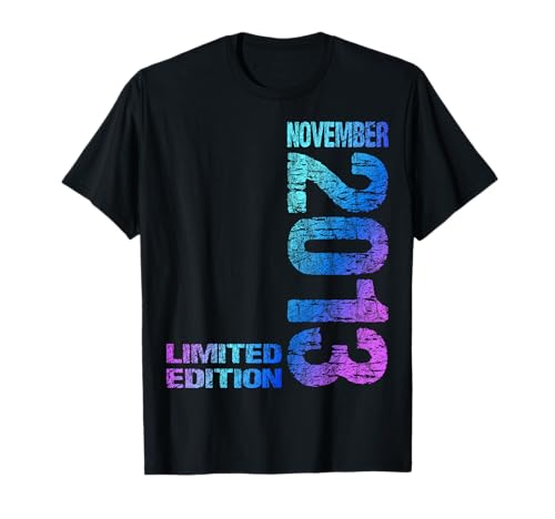 November 2013 Junge Mädchen 12. Geburtstag Limited Edition T-Shirt von Lustige Geschenke zum 12. Geburtstag 2013