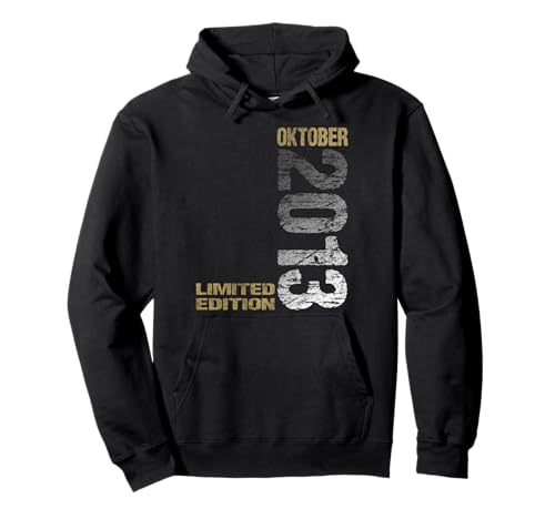 Oktober 2013 Junge Mädchen 12. Geburtstag Limited Edition Pullover Hoodie von Lustige Geschenke zum 12. Geburtstag 2013
