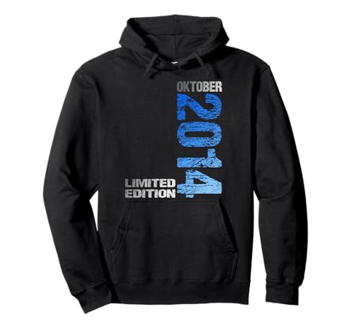 Oktober 2014 Junge Mädchen 11. Geburtstag Limited Edition Pullover Hoodie von Lustige Geschenke zum 11. Geburtstag 2014
