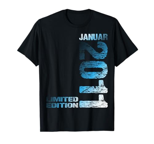 Januar 2011 Junge Mädchen 14. Geburtstag Limited Edition 14 T-Shirt von Lustige Geschenke zum 14. Geburtstag 2011