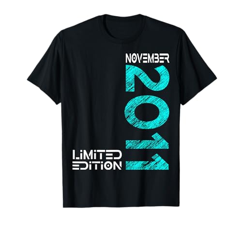 November 2011 Junge Mädchen 14. Geburtstag Limited Edition T-Shirt von Lustige Geschenke zum 14. Geburtstag 2011