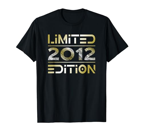 2012 Junge Mädchen 12. Geburtstag Limited Edition 12 T-Shirt von Lustige Geschenke zum 12. Geburtstag 2012