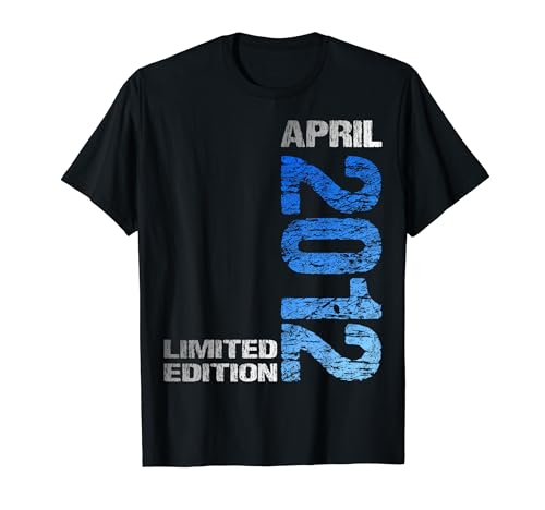 April 2012 Junge Mädchen 12. Geburtstag Limited Edition 12 T-Shirt von Lustige Geschenke zum 12. Geburtstag 2012